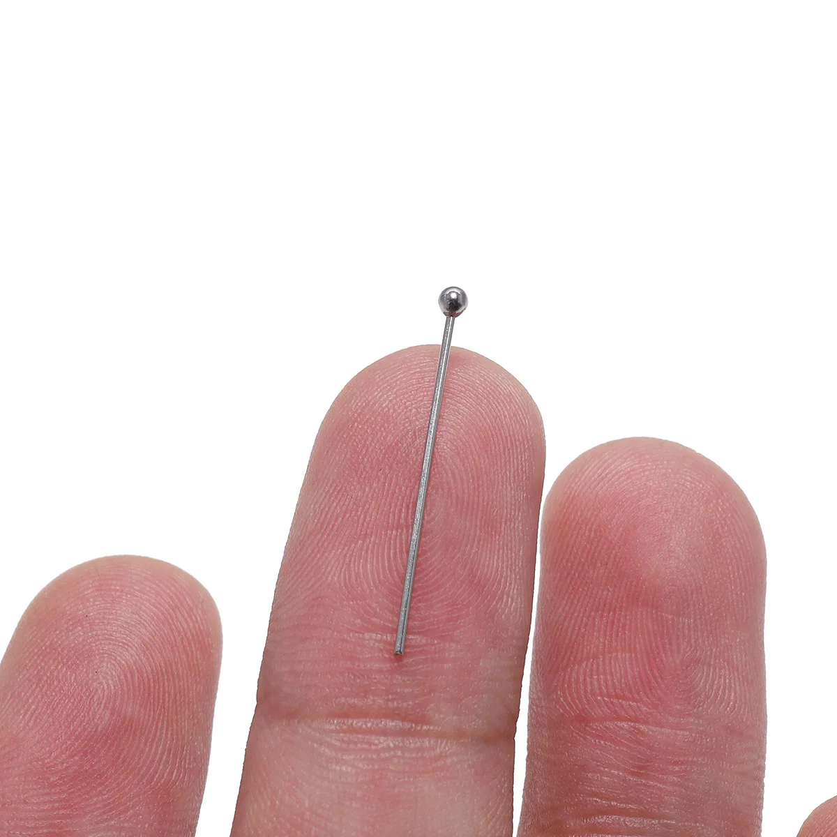100 Teile/los Edelstahl Headpin Diy Schmuck Zubehör Ohrringe Perlen Auge Pins Flach Kopf Pins Für Schmuck Machen Liefert – Detail 2