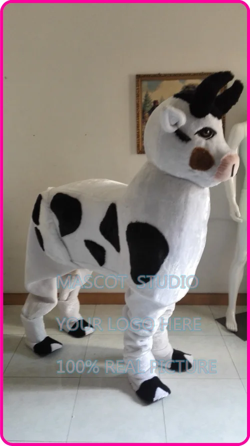 

mascot big 2 person cow mascot costume custom fancy costume anime cosplay kit mascotte theme fancy dress carnival costume