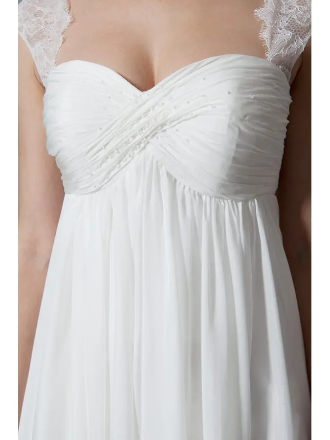 ENSOTEK-Robe de Mariée en Dentelle de Grande Taille, Tenue de Mariage Personnalisée, avec Perles, Taille Compensée, pour Tous les Patients, 2020