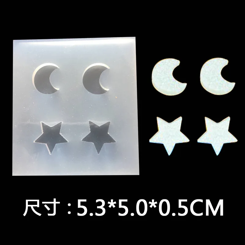 Moldes de silicona líquida para hacer joyas, 1 unidad, corona, dijes de animales, artesanía, DIY, resina UV, para pendientes, collar, decoraciones