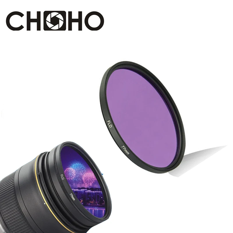 FLD Filter Purple Filtors Color Temp 37MM 40.5MM 49MM 52MM 55MM 58MM 62MM 67MM 72MM 77MM Photography for Canon Nikon Sony Camera