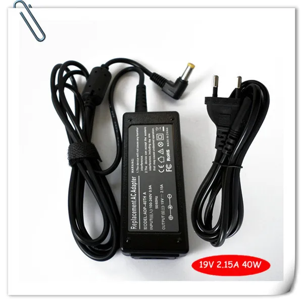 AC Adapter For Acer Aspire One AOD150 AOD255 AOD255E AOD260 AOD270 Power Charger universal laptop charger caderno cargador