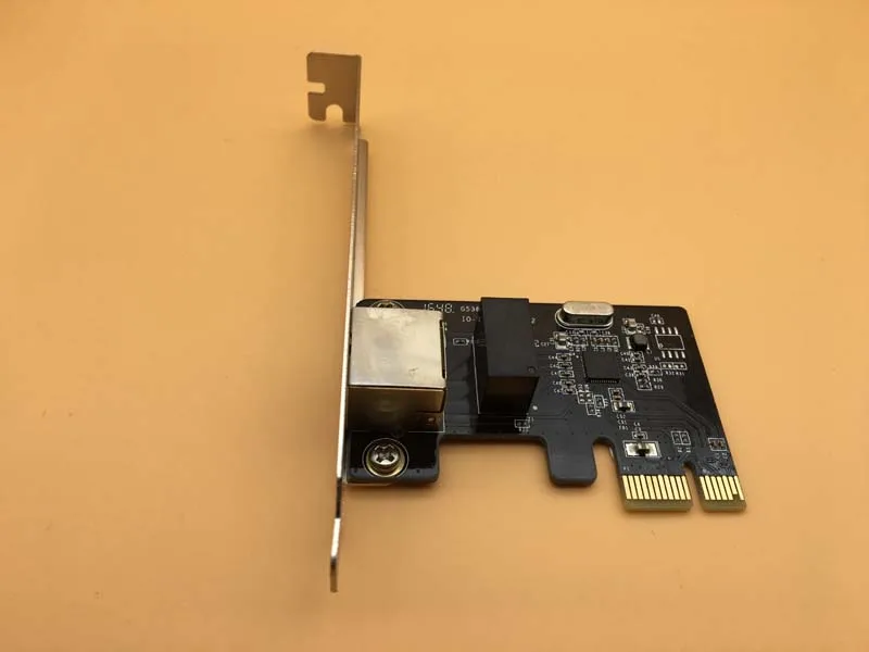 Adaptador ethernet pci-e gigabit, 1 porta, wired, com fio 8111 chip 10/10/1000mbps, placa de rede para desktop