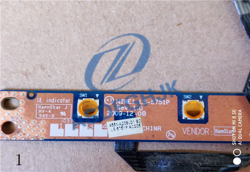 Original For Lenovo G460 Series G460A G465 Board Power Switch Load Button LS-5751P View title in English 100% Test ok