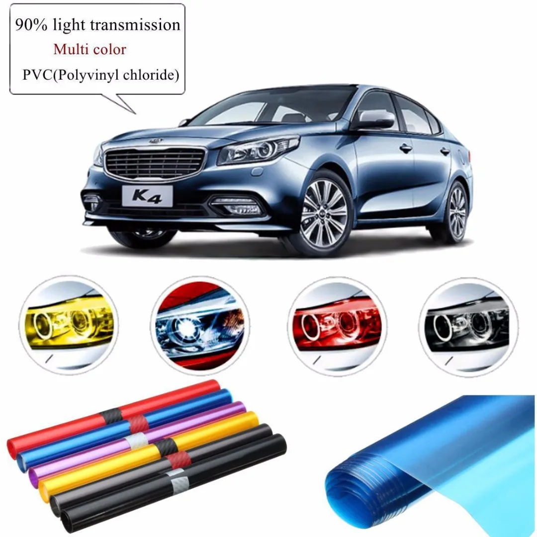 30x100cm PVC Car Vehicle Tail light Headlight PVC Film Wrap Sticker Decal