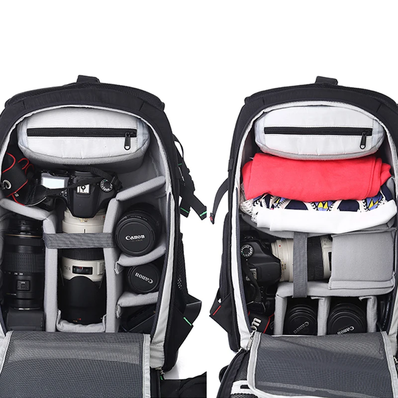 New Men Shoulder Photography backpack,Professional camera handbag,waterproof Rolling Suitcase on Wheels,Cabin Trolley luggage