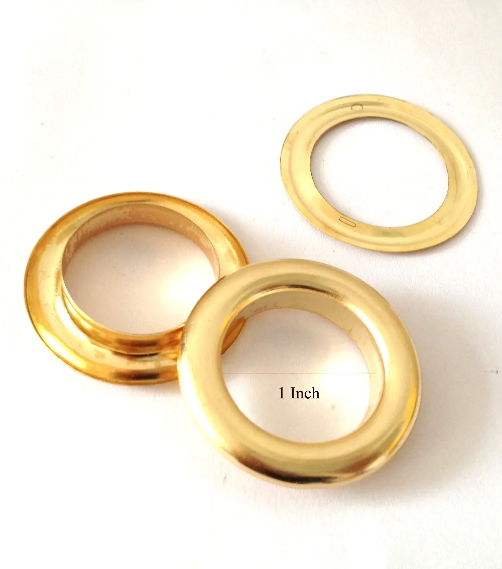 20mm & 25mm ( Inner size ) Gold Grommet Eyelets 300pcs