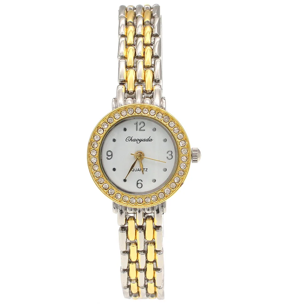 Vrouwen Vrouwen Horloge Luxe Klok Vrouwen Lady Delicate Armband Rvs Crystal Quartz Armband Horloges Relojes Mujer