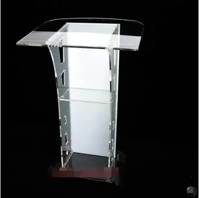 Plexiglass Podium Acrylic Reception Desk Consultation Desk Welcome Desk Conference Speaker Restaurant Service Desk