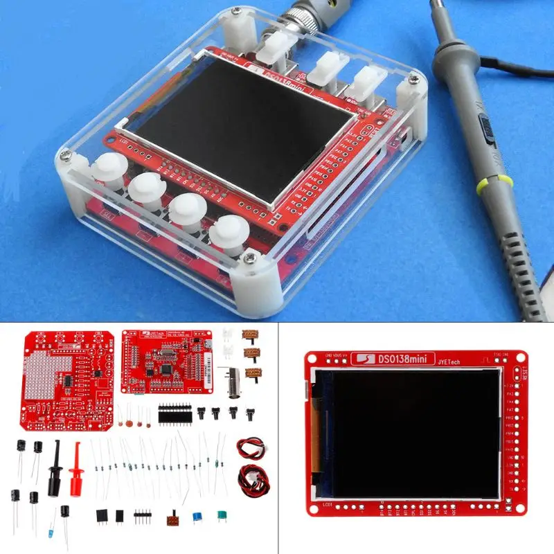 NEW DSO138mini Digital Oscilloscope Kit DIY Learning Pocket-size DSO138 Upgrade