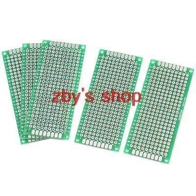 5pcs Universal 2.54mm Hole Pitch Dual Side Tinned DIY PCB Board 7cm x 3cm