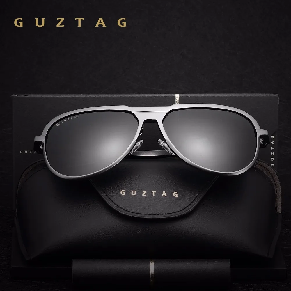 GUZTAG Unisex Sunglasses Aluminum Frame Polarized UV400 Mirror Classic Sun Glasses for Women Men Driving Vaction Eyewear G98280