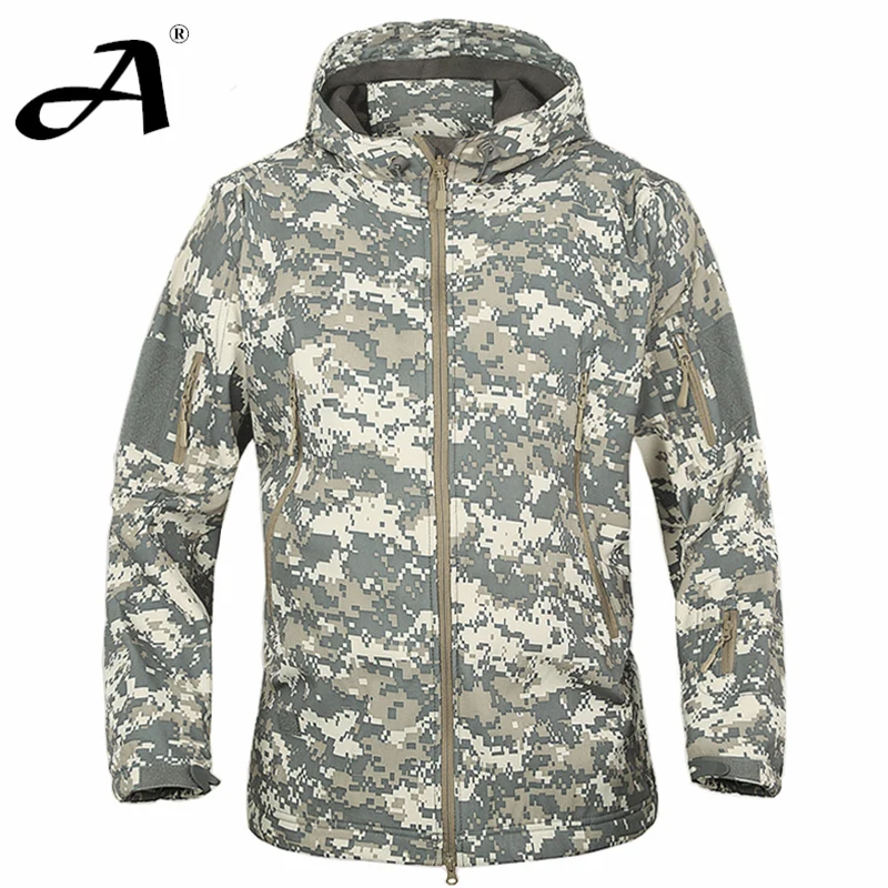 Army Camouflage Coat Military Jacket Waterproof Windbreaker Raincoat Clothes Army Jacket Men Jackets And Coats