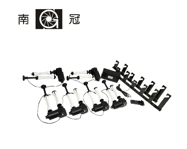 NG-6REO 6 Shafts Electric Lifter Photographic Background Support 6-axis Wireless Remote Control Photograph Background Roller