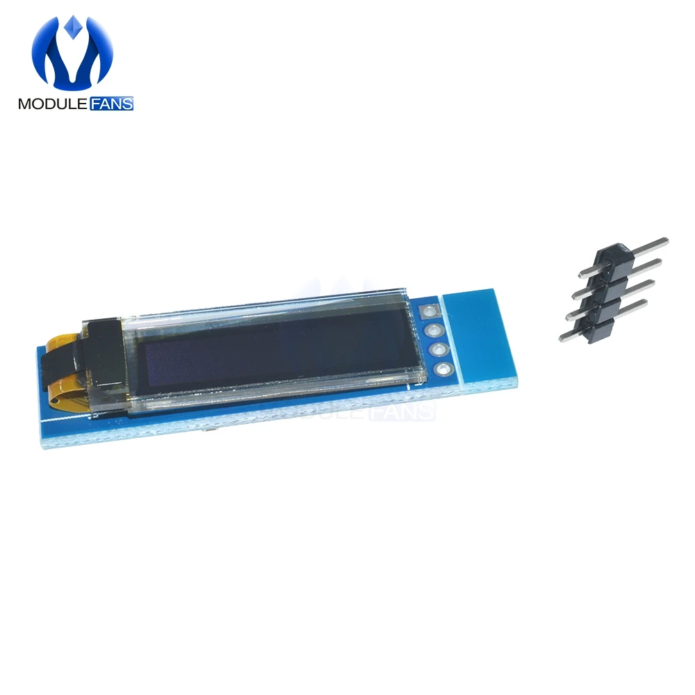 Módulo de pantalla LCD OLED para Arduino, 0,91 pulgadas, 128x32, I2C, IIC Serial, Azul, Blanco, 0,91 ", 12832