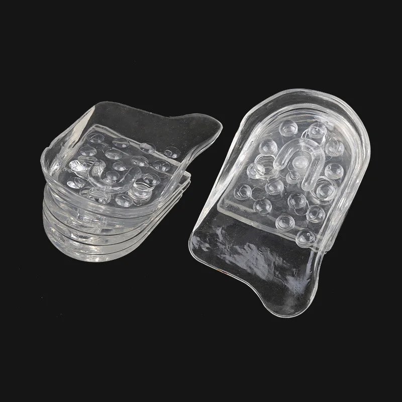 5 Layers Adjustable Taller Insole Silicone Gel Inserts Lift Shoe Pads Inner Height Increase Comfortable Transparant Heel Cushion