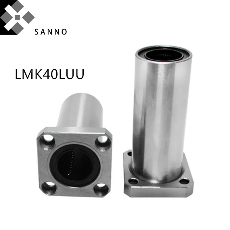 

LMK40LUU Square long linear bushing bearing heavy duty bearing flange motion ball slide block bearings for cnc machinery