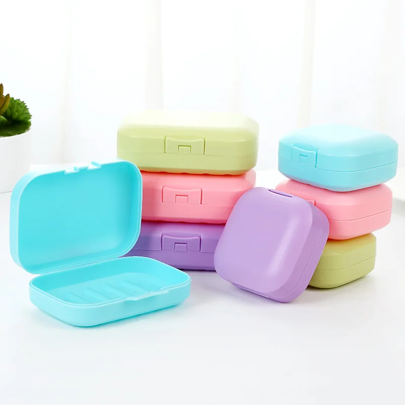 

NEW Protable Travel Soap Dish Box Soap Holder Storage Container Shower Soap Dishes Bathroom Accessories Big Containers Box