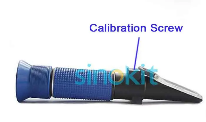 Low Brix 0-5% P-RHB-5ATC Azul Refractometer Azul Aperto De Mão de Plástico