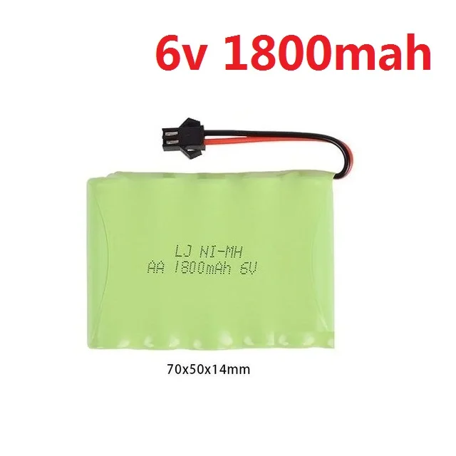 6v 700mah/1800mah/2800mah High capacity AA Ni-MH rechargeable Battery  for electric toys R/C car R/C truck R/C boat