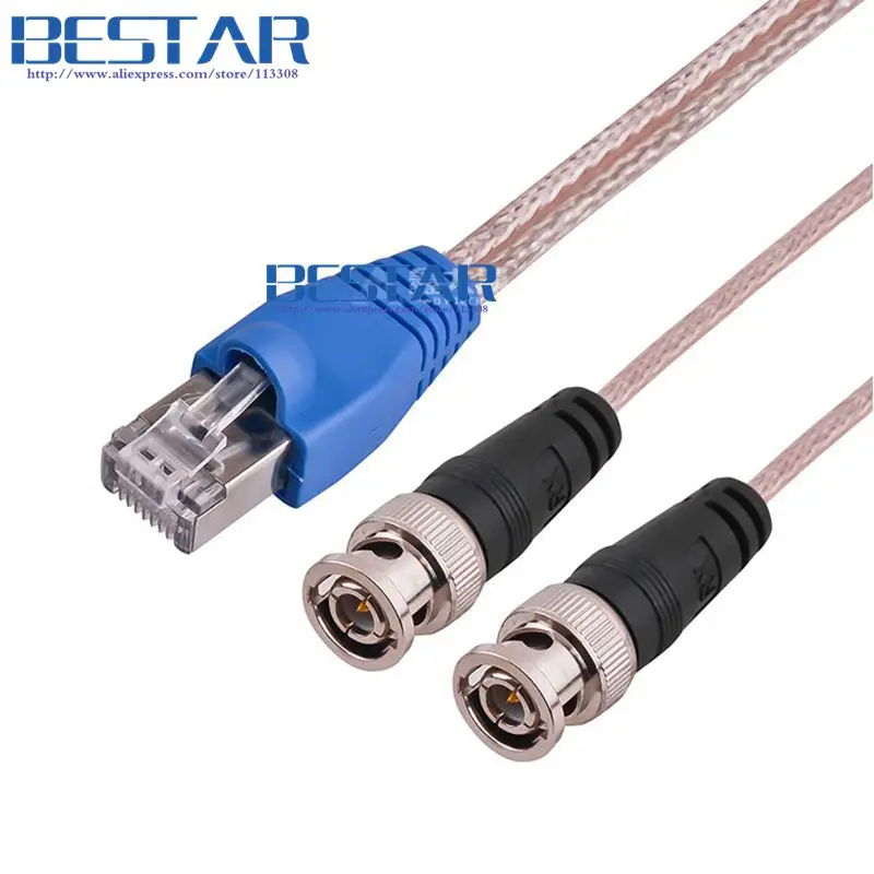 

BNC to RJ45 E1 cable 3m 10ft CAB-E1-RJ45BNC for cisco V.35 AS5350/AS5400 Series VWIC2-2MFT-G703,VWIC2-2MFT network cables