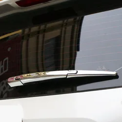 Carmilla Car Styling Chrome Rear Window Wiper Arm Blade Cover Trim Sticker Accessories for Nissan Qashqai 2014 2015 2016 2017