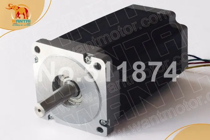 

Good Quality!Wantai CNC Nema34 stepper motor 85BYGH450B-004 6.5N-m(920oz-in) 113mm 3.5A CE ROHS ISO CNC Router Mill Cut Laser