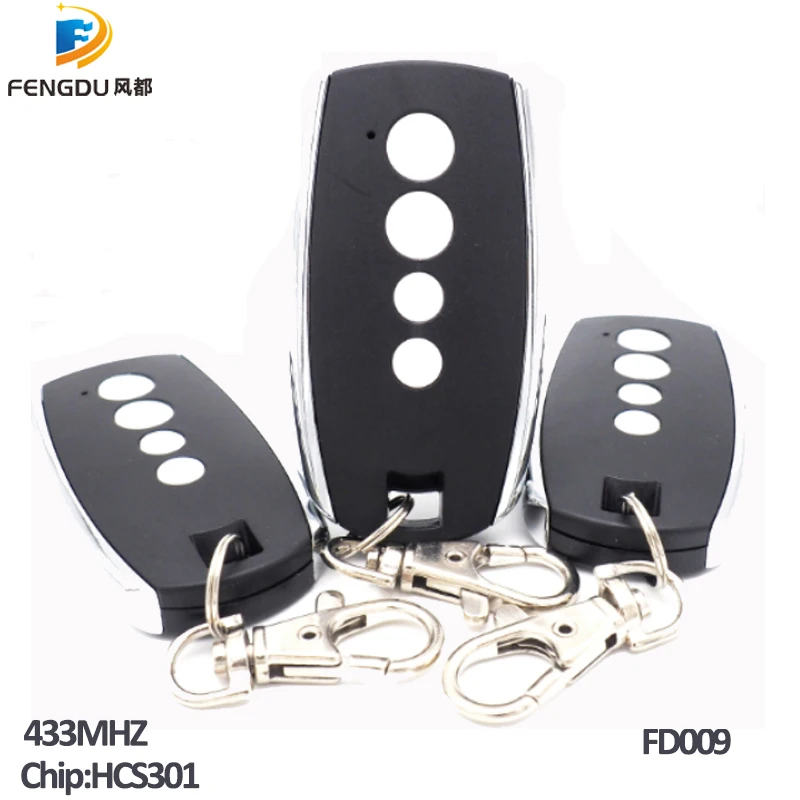 10pcs/lots Remote Control For Gate 433mhz Rolling code Hopping code hcs301 Garage Door Commands