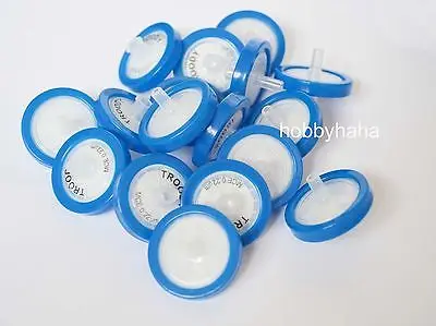 100pcs MCE  Syringe Filters 25mm Diameter  0.22um non-sterilized