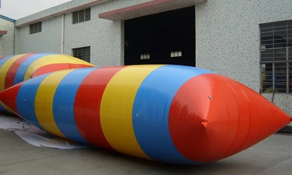 8x3m inflatable water catapult blob big jumping bag