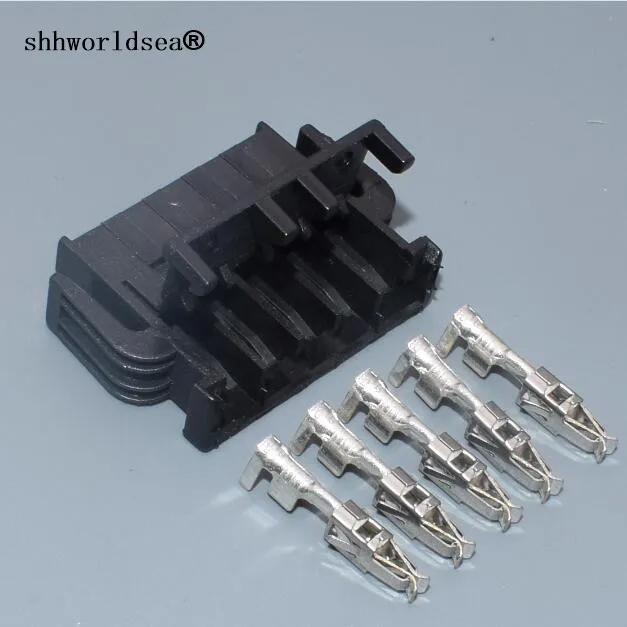 

shhworldsea 2.8mm for VW 5pin automotive cable plug 893 971 635 auto plastic wiring harness connector 893971635