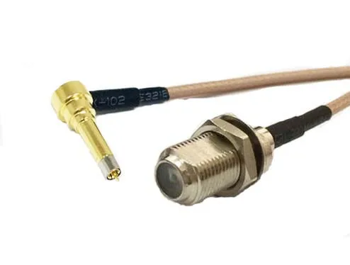 

New F female jack Switch MS156 male Right Angle pigtail cable RG316 Wholesale Fast Ship 15CM 6"Adapter