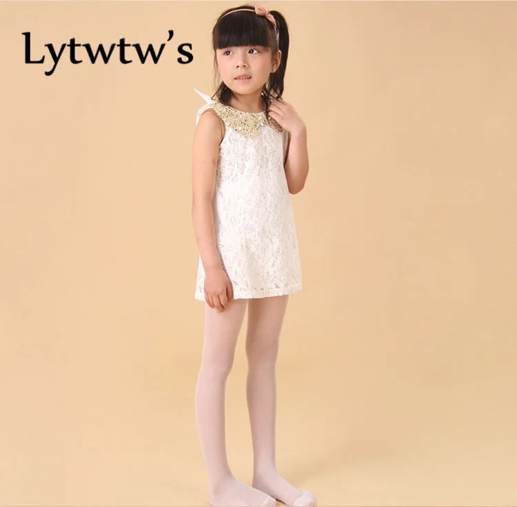 1 Piece Lytwtw's Baby Girl Summer Tights Pantyhose Children Stockings Kids Pantyhose Ballet Clothes Toddlers