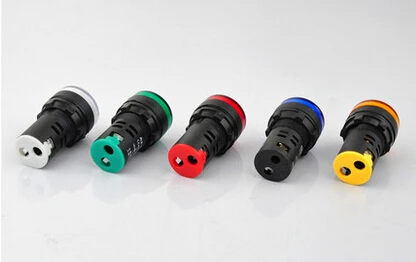 Free Shipping AD16-22D/S LED pilot light Signal lamp switch panel indicator pilot lamp indicator light