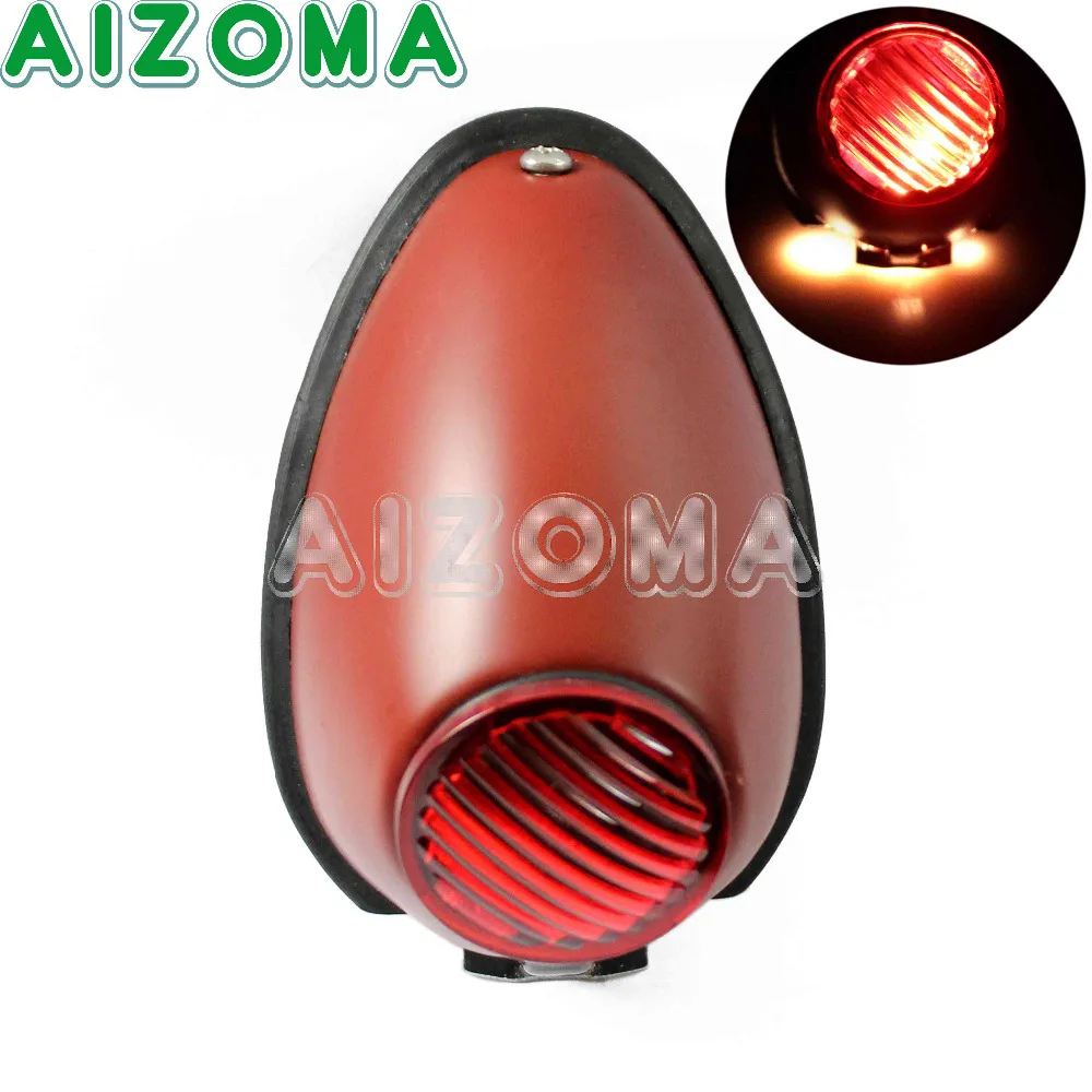 Retro Motorcycle Brake Taillight Rear Light Fender Mount Side Indicator Lamp For BMW M1/M72/R12/R66/R71/K750  Zundapp DB/DS/DBK