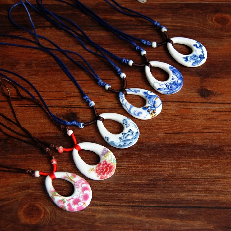 women's ceramics fashion necklaces & pendants wholesale jewelry  for women woman lady free shipping #1119