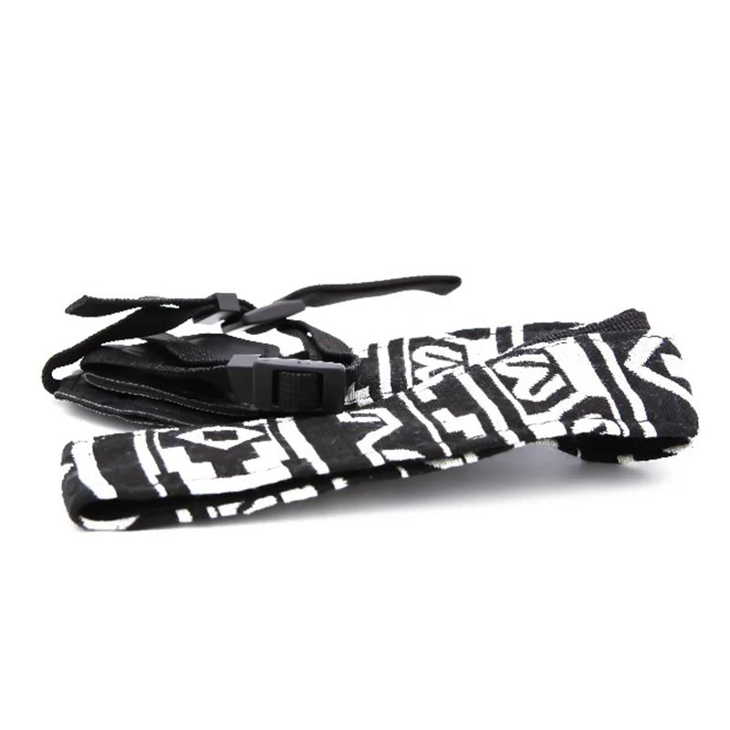 Retro สไตล์ผ้าฝ้าย Yard สีสันสดใสรูปแบบกล้องไหล่คอสายเข็มขัดสำหรับ Canon สำหรับ Nikon สำหรับ Sony