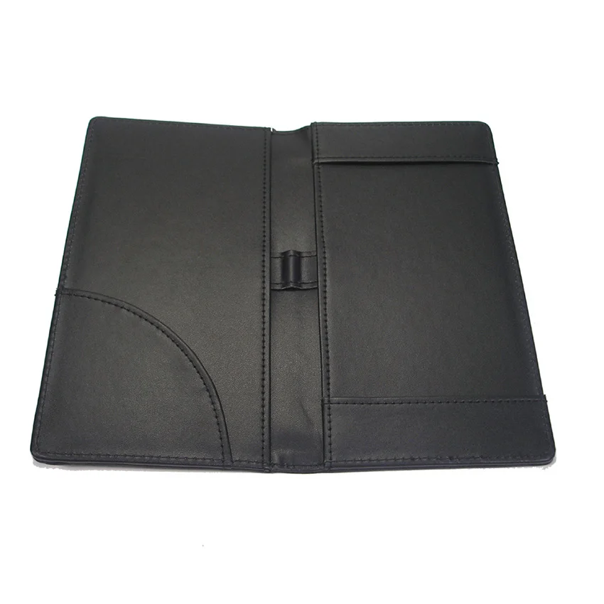 Cash Folder File Clip PU Leather Clipboard Cash Pocket Receipt Bill Holder Invoice Padfolio For Restaurants or Cafe Store