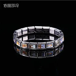 Crucifix Jesus Christian Lady men's cross bracelet handmade stainless steel bracelet