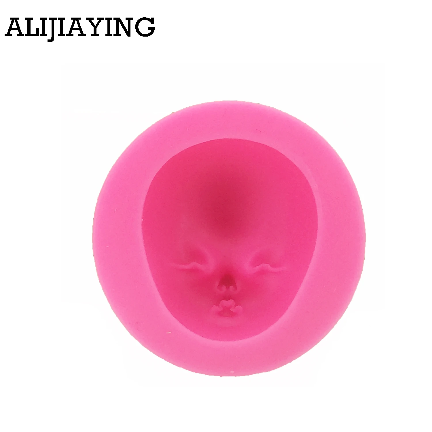 M0957 Baby Face Silicone Mold Chocolate Polymer Clay Craft Molds Handmade Craft Dolls Face Mold Sugar craft Mould Baking Tools