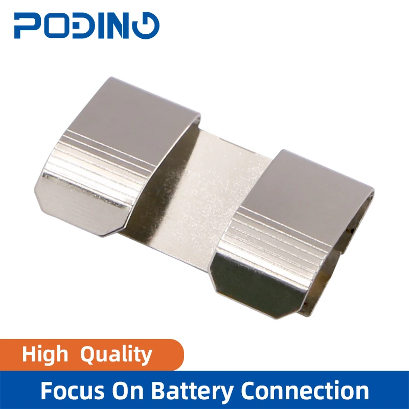 Metal Stamping AA Battery Contact Serrated 2 Cell 14250, 14500 Leaf Spring Battery Contact BC-5206-NI