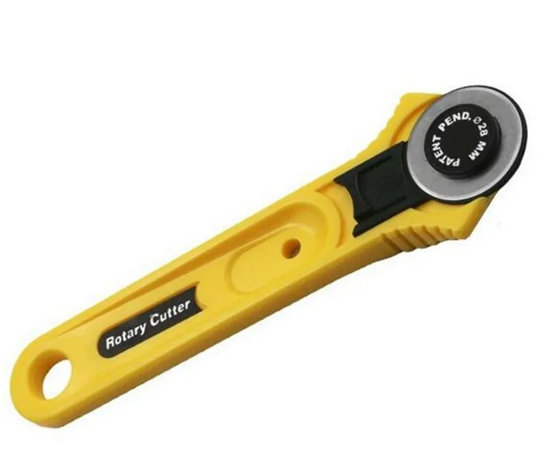 

30PCS 28mm Circular Cut Yellow Rotary Cutter Blade Patchwork Fabric Leather Craft Sewing Tools