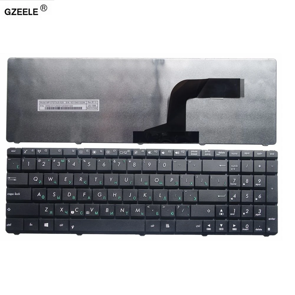 Russian Keyboard for Asus MP-10A73SU-5281 MP-10A73SU-5282W MP-10A73SU-6886 MP-10A73SU69206 NSK-UG00R NSK-UG20R NSK-UG60R RU