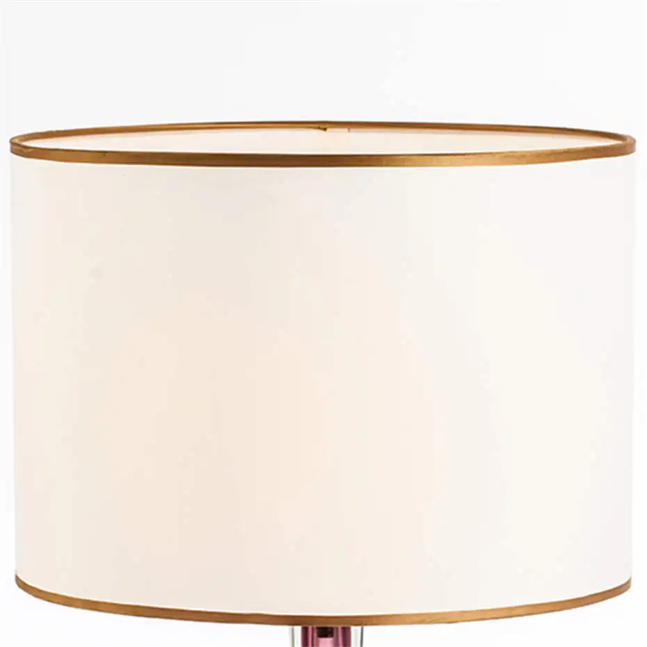 nordic luxury Purple glass Long neck table lamp for villa bedroom living room home deco desk lamps office led light fixtures image 5