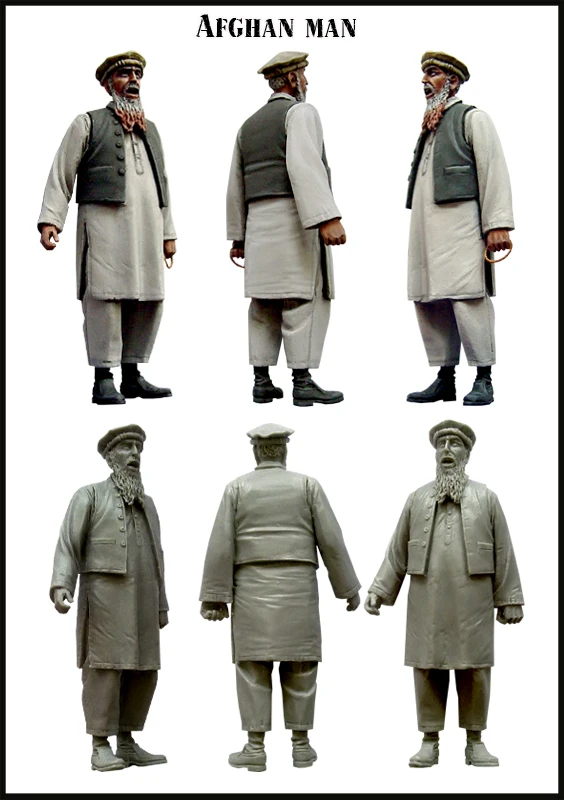 1/35 Resin Figures Model Kit-C204 Historical military AFGHAN MAN Unassembled unpainted