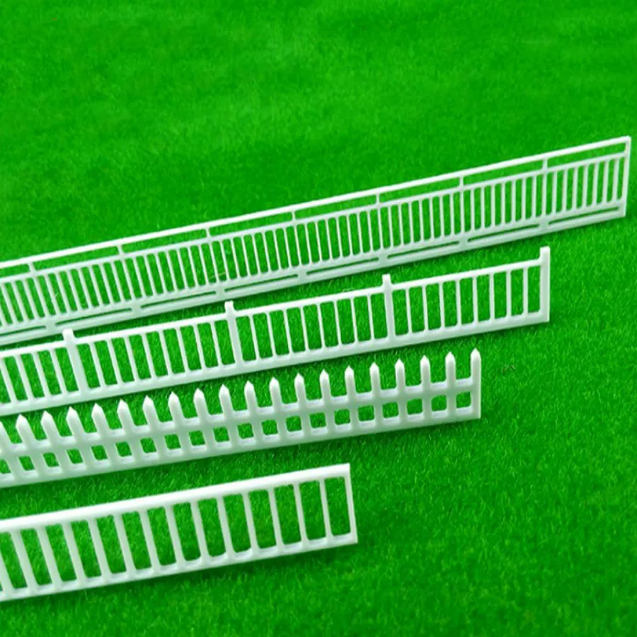 14mm*200mm 5pcs/Lot DIY Sand Table Model Landscape Materials Plastic Fence For Train Scene And Kits Toys