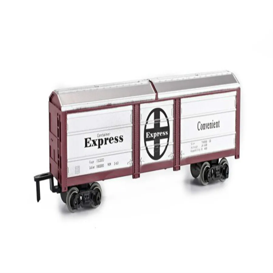 2pcs Plastic TTrain Container Railroad Layout General Train Accessories Tanker Freight  Coal Carriage Passager Car