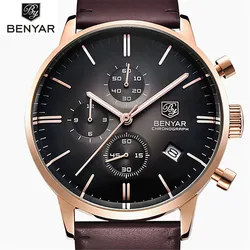 Watches Men Luxury Brand Casual Watch Quartz Clock Men Sport Watches Men's Leather Military Wrist Watch Relogio Masculino 2022