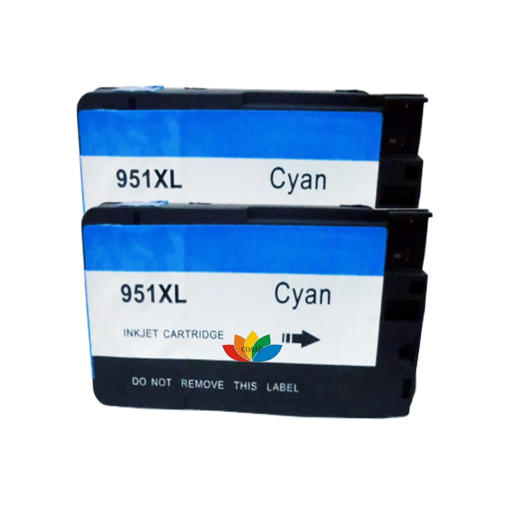 2PCS Compatible Ink Cartridge for hp951 hp 951XL Office Jet Pro 8100 8600 8660 8600e 8620 8100 8600e 8600 plus