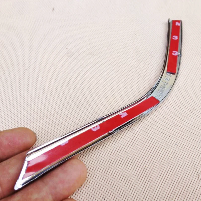 2014 2015 2016 2017 2018 For Jeep Cherokee KL Car ABS Chrome Air Condition Outlet Vent Frame Strip Cover Trim Accessories 2pcs